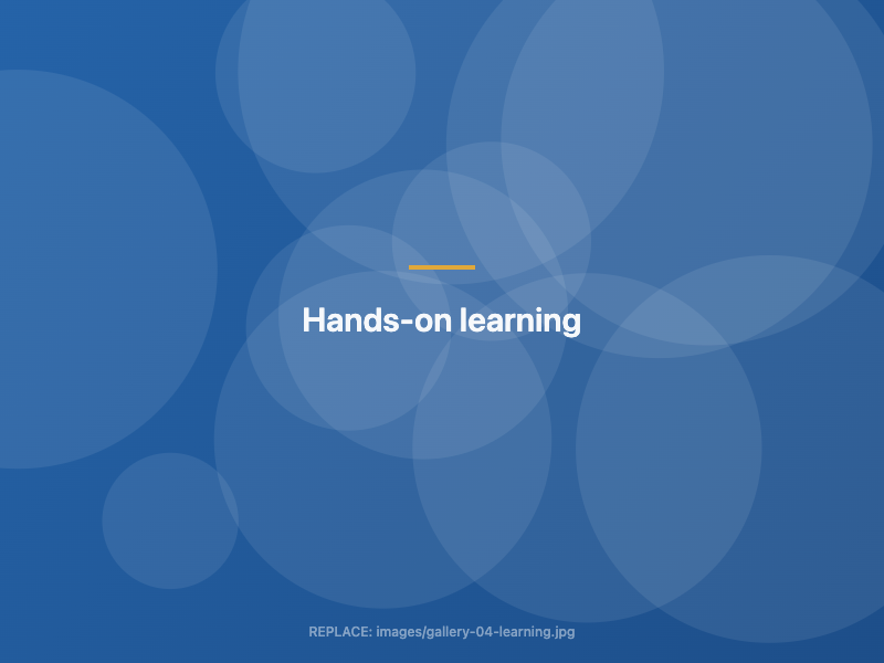 Hands-on learning